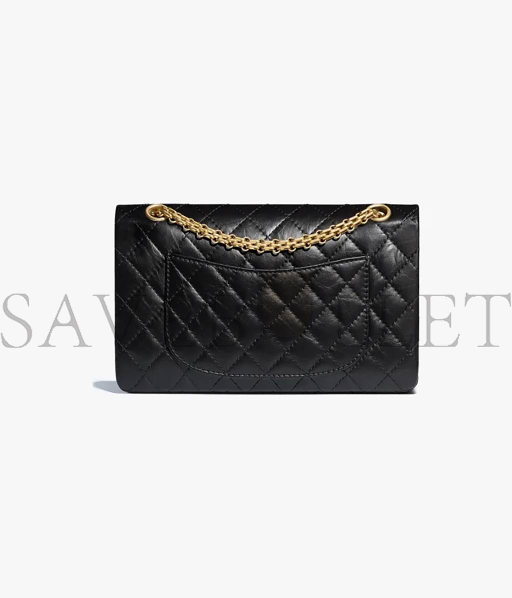 Ch*el 2.55 handbag gold hardware a37586 y04634 c3906 (24*16*7.5cm)